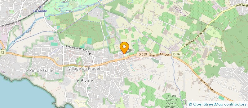 localisation de l'entreprise PHYSIO MED à LE PRADET