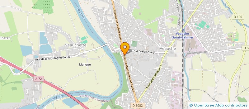 localisation de l'entreprise PHYSIO NODYS  VEAUCHE