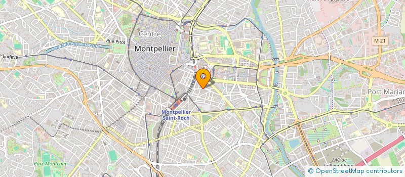 localisation de l'entreprise PHYSIO RUN à MONTPELLIER