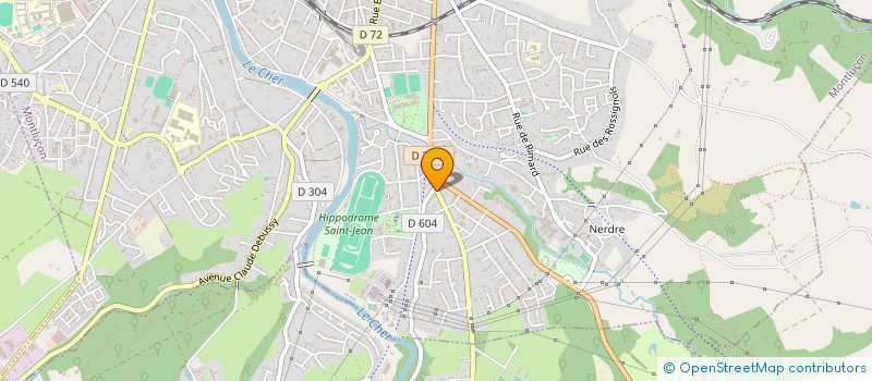localisation de l'entreprise PHYSIO SANTE 03 à MONTLUCON