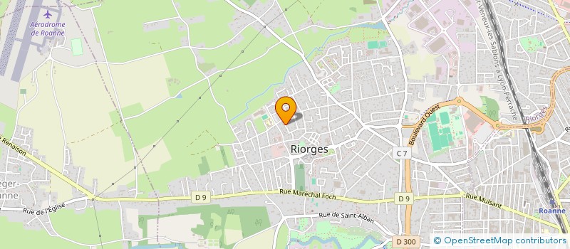 localisation de l'entreprise PHYSIO SANTE SPORT à RIORGES