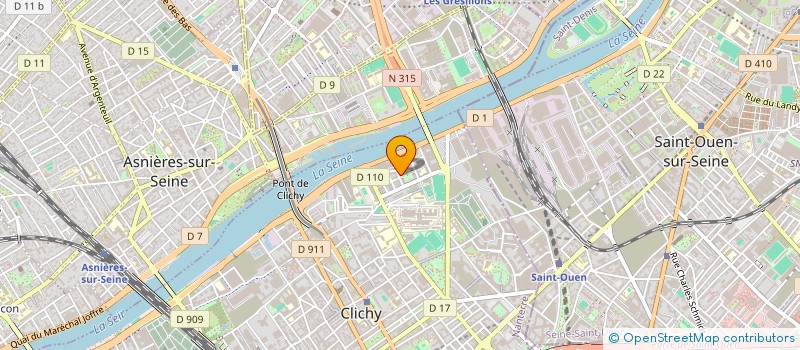 localisation de l'entreprise PHYSIO SCULPT à CLICHY