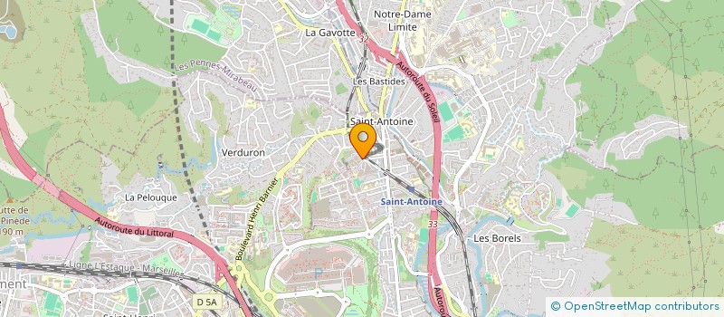 localisation de l'entreprise PHYSIO-SPACE à MARSEILLE