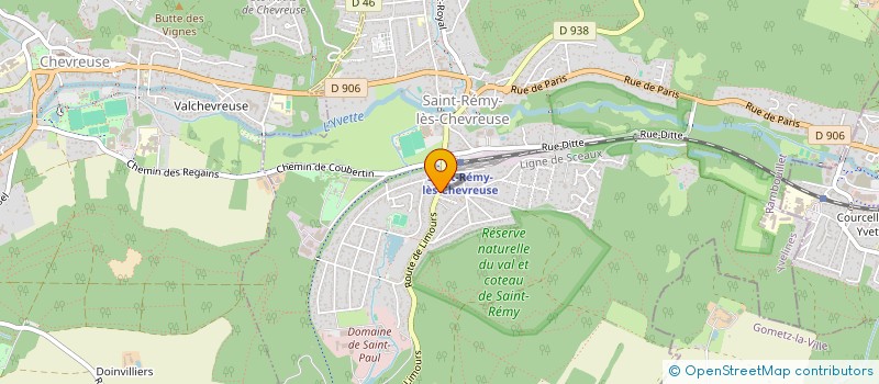 localisation de l'entreprise PHYSIO SPORT SACLAY  SAINT-REMY-LES-CHEVREUSE