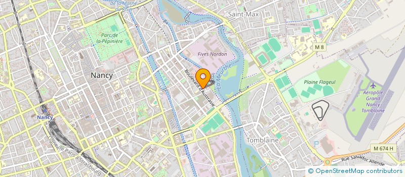 localisation de l'entreprise PHYSIO'STRASIE  NANCY