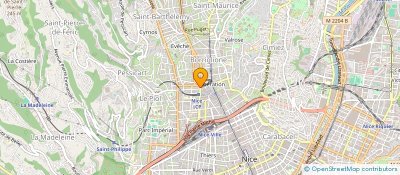 localisation de l'entreprise PHYSIO VINO  NICE