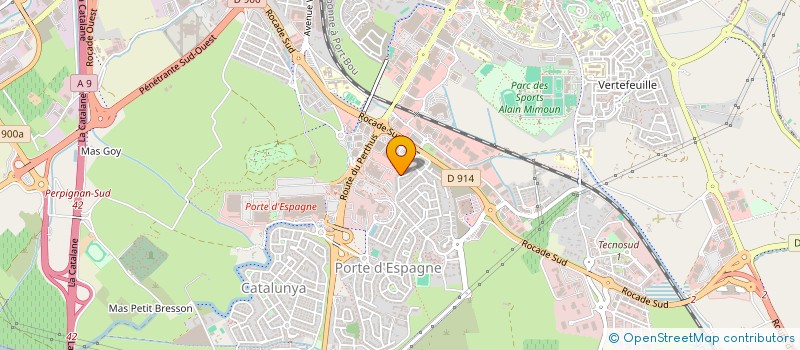 localisation de l'entreprise PHYSIOCLEM  PERPIGNAN