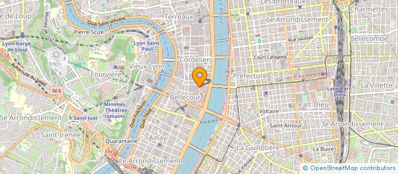 localisation de l'entreprise PHYSIOCOM  LYON