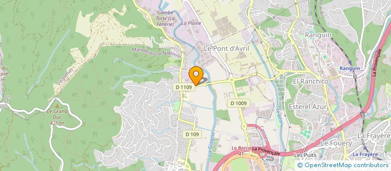 localisation de l'entreprise PHYSIOELITE à MANDELIEU-LA-NAPOULE