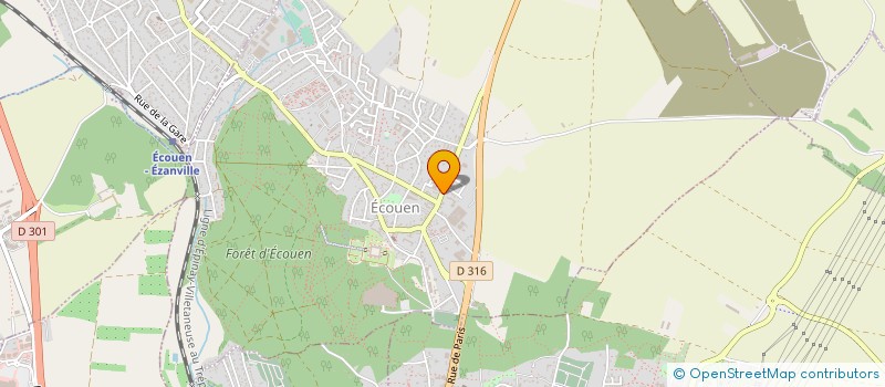 localisation de l'entreprise PHYSIOFUTUR  ECOUEN