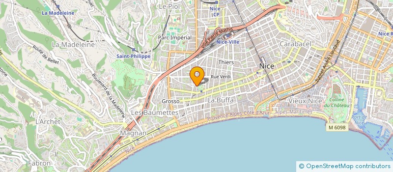 localisation de l'entreprise PHYSIOLAB à NICE