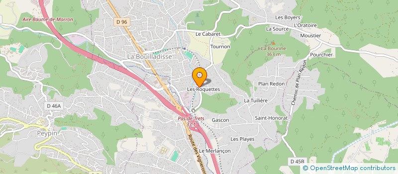localisation de l'entreprise PHYSIOLIN à LA BOUILLADISSE