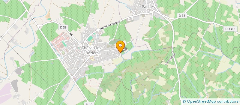 localisation de l'entreprise PHYSIOMAB  THEZAN-LES-BEZIERS