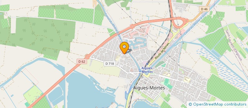 localisation de l'entreprise PHYSIOMOUV'  AIGUES-MORTES