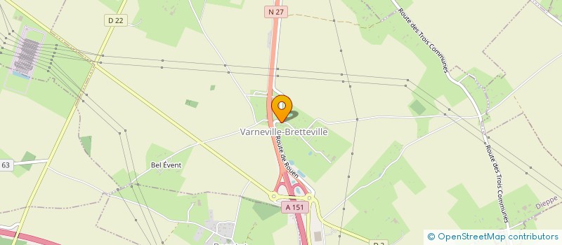 localisation de l'entreprise PHYSIOPATHOTE  VARNEVILLE-BRETTEVILLE