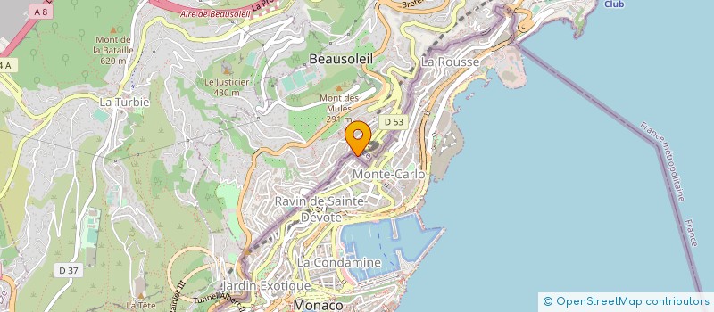 localisation de l'entreprise PHYSIOPOINT  BEAUSOLEIL