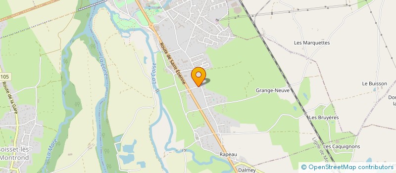 localisation de l'entreprise PHYSIOPOLIS  MONTROND-LES-BAINS