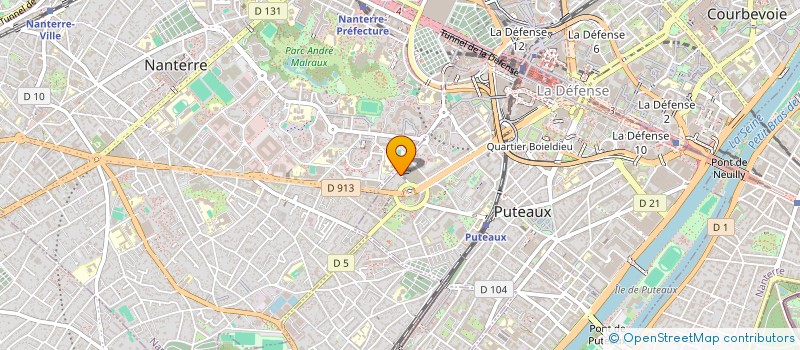 localisation de l'entreprise PHYSIOR R.D.  PUTEAUX