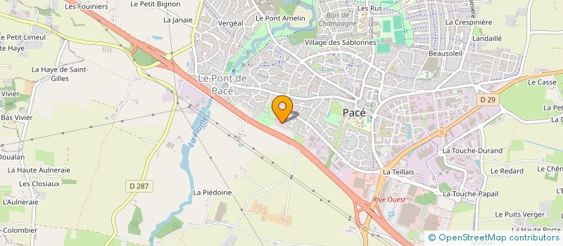 localisation de l'entreprise PHYSIORAMA  PACE