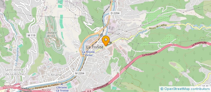 localisation de l'entreprise PHYSIOSPA à LA TRINITE