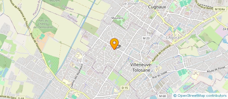 localisation de l'entreprise PHYSIOSPORT31 à VILLENEUVE-TOLOSANE