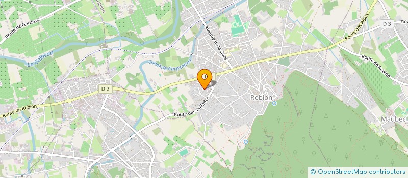 localisation de l'entreprise PHYSIOSPORTSANTE LUBERON à ROBION