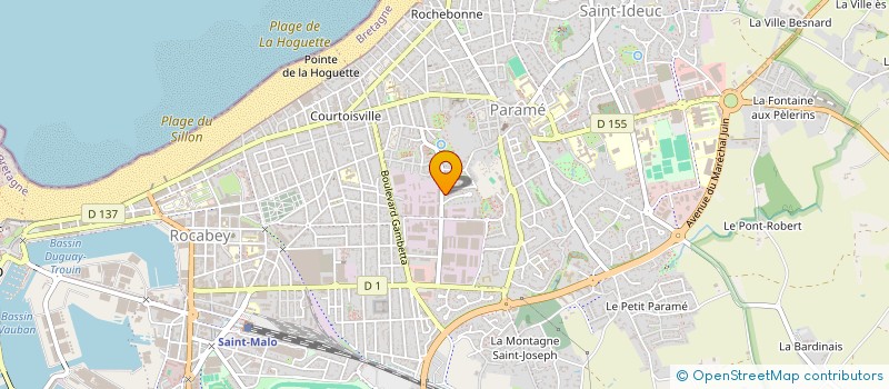 localisation de l'entreprise PHYSIOSTEO  SAINT-MALO