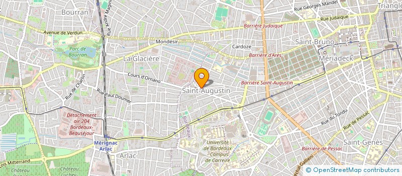 localisation de l'entreprise PHYSIOTIME à BORDEAUX