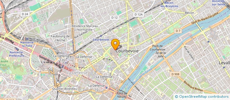 localisation de l'entreprise PHYSIOTMS  COURBEVOIE