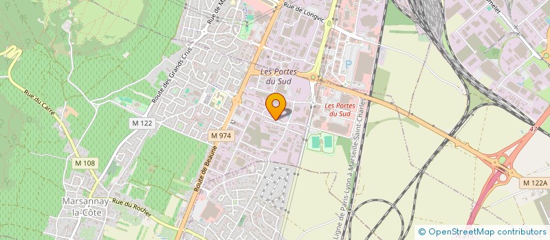 localisation de l'entreprise PHYSIQUE ET INDUSTRIE à MARSANNAY-LA-COTE