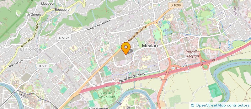 localisation de l'entreprise PHYSIQUE ET SANTE à MEYLAN