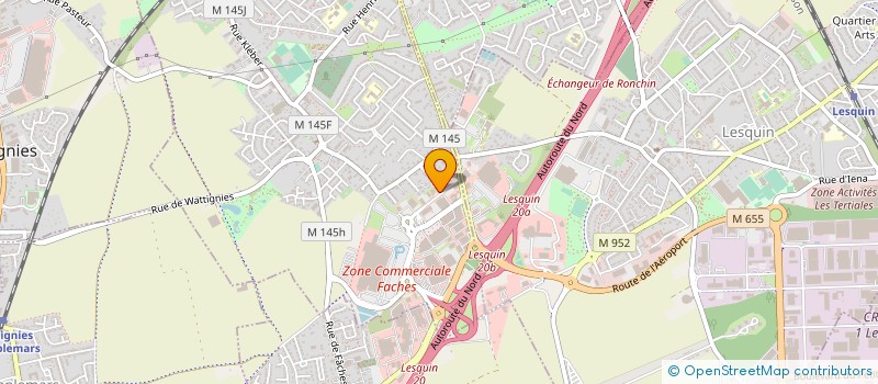 localisation de l'entreprise PHYSIQUE FORME à FACHES-THUMESNIL