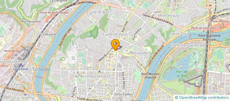 localisation de l'entreprise PHYSIQUES PERFORMANCE  CALUIRE-ET-CUIRE