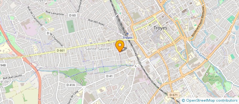 localisation de l'entreprise PHYSIS à TROYES