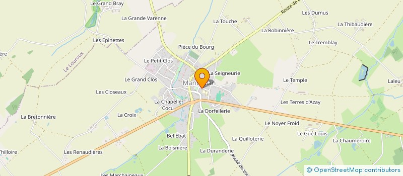 localisation de l'entreprise PHYT'EAU  MANTHELAN