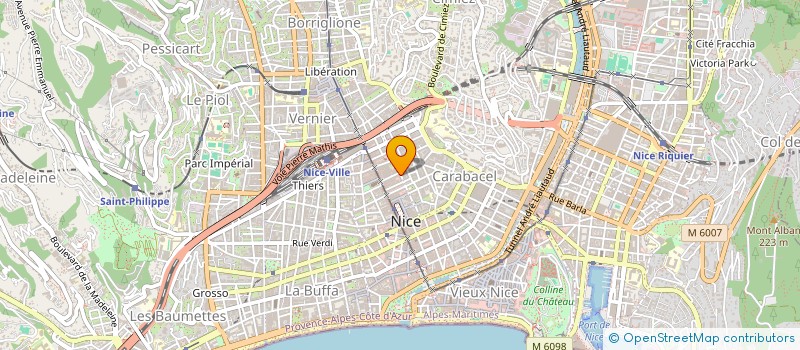 localisation de l'entreprise PHYT'FORM à NICE