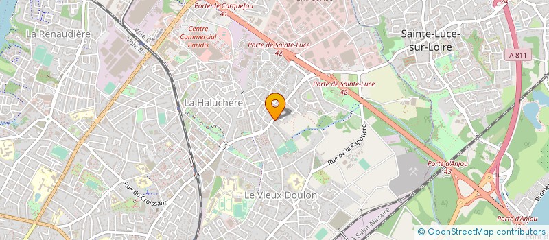 localisation de l'entreprise PHYTAELIS à NANTES