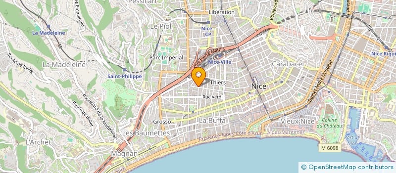 localisation de l'entreprise PHYTALYS YD à NICE