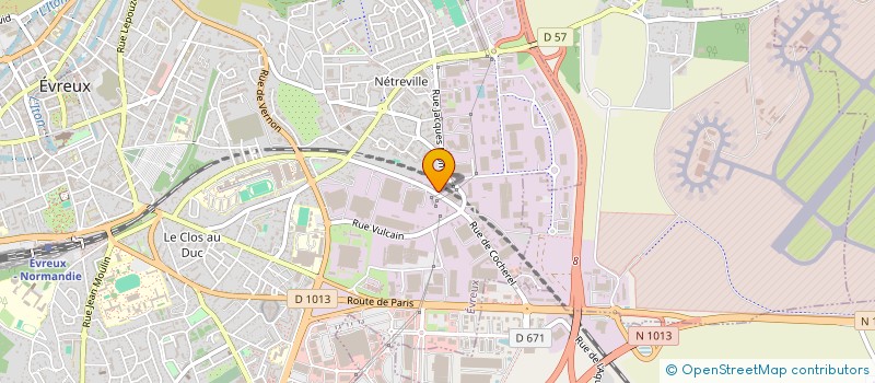 localisation de l'entreprise PHYTEX SCIENCES à EVREUX