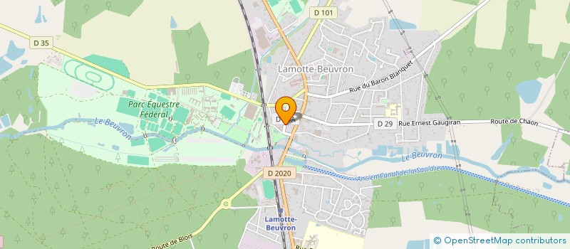 localisation de l'entreprise PHYTHERON INTERNATIONAL  LAMOTTE-BEUVRON