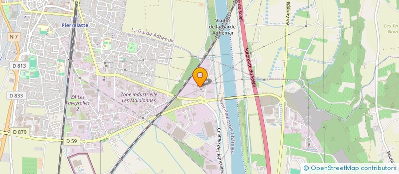 localisation de l'entreprise PHYTO 3000  PIERRELATTE