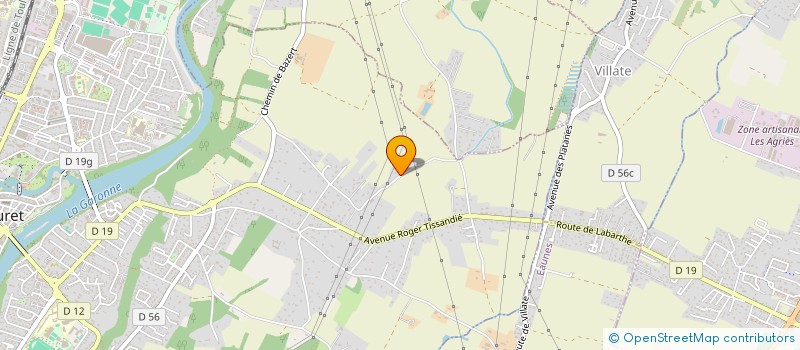 localisation de l'entreprise PHYTO AGRO BIO  MURET