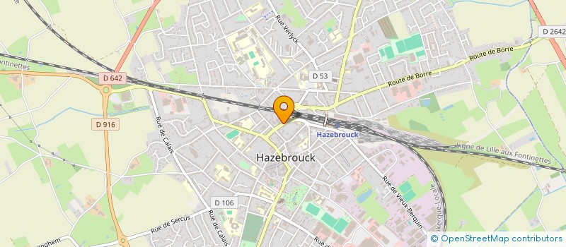 localisation de l'entreprise PHYTO GYL à HAZEBROUCK