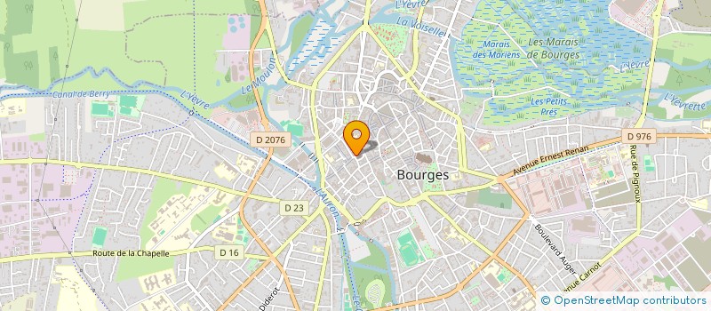localisation de l'entreprise PHYTODERMA à BOURGES