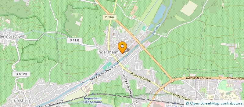 localisation de l'entreprise PHYTOFIBRES SARL à INGERSHEIM