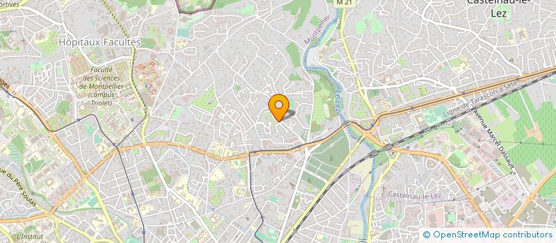 localisation de l'entreprise PHYTOFIL à MONTPELLIER