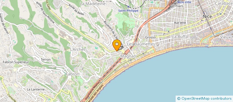 localisation de l'entreprise PHYTOKAIROS06 à NICE