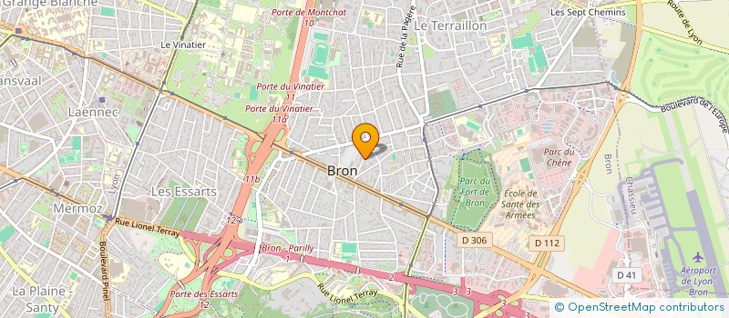 localisation de l'entreprise PHYTOLACCA  BRON