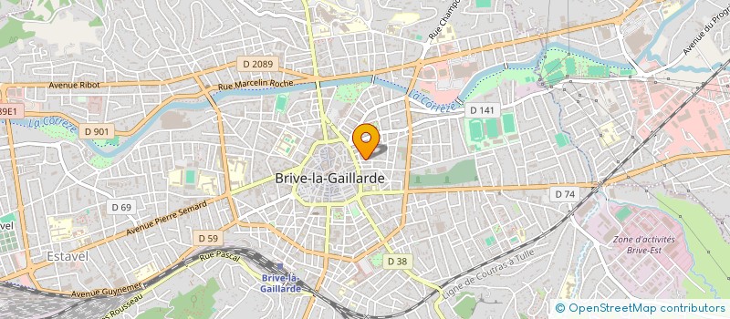 localisation de l'entreprise PHYTOSPHERE à BRIVE-LA-GAILLARDE