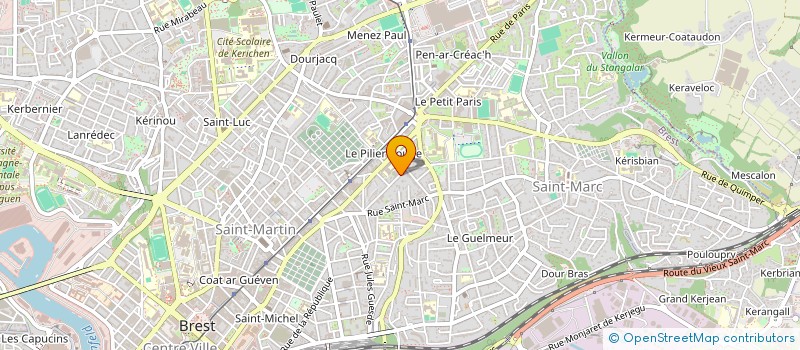 localisation de l'entreprise PHYWIND à BREST